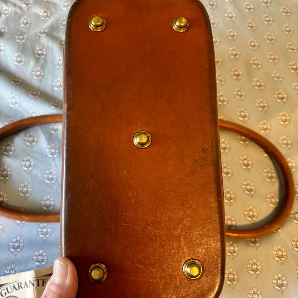 Dooney & Bourke Black and Tan Satchel - Picture 7 of 11